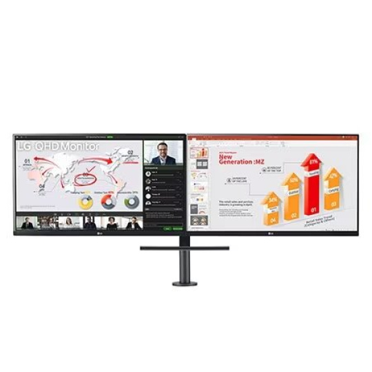 LG 27QP88DP-BS 27"W IPS 2560x1440 5ms 5 000 000:1 250cd HDMI DP USB-C PIVOT čierny