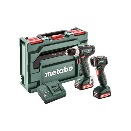 Metabo Set PowerMaxx BS 12+ULA * Aku Vŕtačka so skrutkovačom TV00