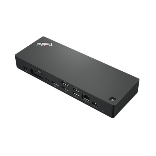 Lenovo TP Universal Thunderbolt 4 Smart Dock - 135W (2xDP, 1xHDMI, RJ45, 4xUSB 3.2, 1xUSB-C,adapter) pripojit max 4 LCD
