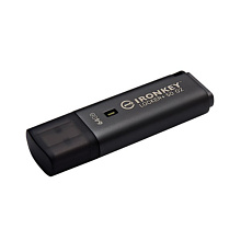 64 GB . USB 3.2 kľúč . Kingston IronKey Locker+ 50 G2, strieborný ( r145MB/s, w115MB/s)