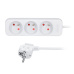 Solight predlžovací prívod 5m, 3 zásuvky, 16A/3680W, PVC, biely