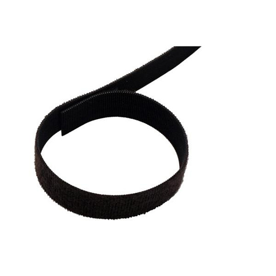 Káblový organizér suchý zips 25m návin, čierna farba, šírka 10mm "Velcro" Káblový organizér suchý zips 25m návin, čierna farba, šírka 10mm "Velcro"