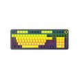 Lorgar KBA4195YL, mechanická herná klávesnica, 101 klávesov, Toxic Purple Switch, Hot-Swap, RGB, USB-C