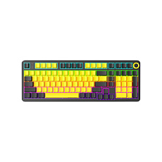 Lorgar KBA4195YL, mechanická herná klávesnica, 101 klávesov, Toxic Purple Switch, Hot-Swap, RGB, USB-C