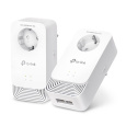 TP-LINK tp-link "G.hn2400 Passthrough Powerline KitSPEED: 1428 Mbps PowerlineSPEC: Maxlinear CPU, G.hn, 2× Gigabit Ports