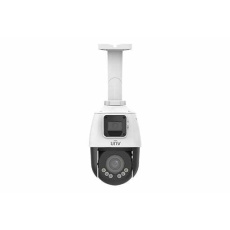 UNIVIEW Duální kamera, Otočná: 1920x1080 (FullHD) až 30 sn/s, H.265, zoom 4x (106.6-30.6°), Smart IR 50m, Alarmové bílé