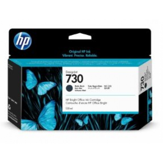 HP 730 130-ml Matte Black DesignJet Ink Cartridge