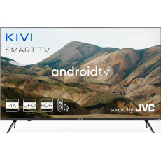 KIVI TV 43U750NB, 43" (109 cm),UHD, Android TV 11, Black, 3840x2160, 60 Hz, Sound by JVC, 2x12W, 53 kWh/1000h , BT5.1, H