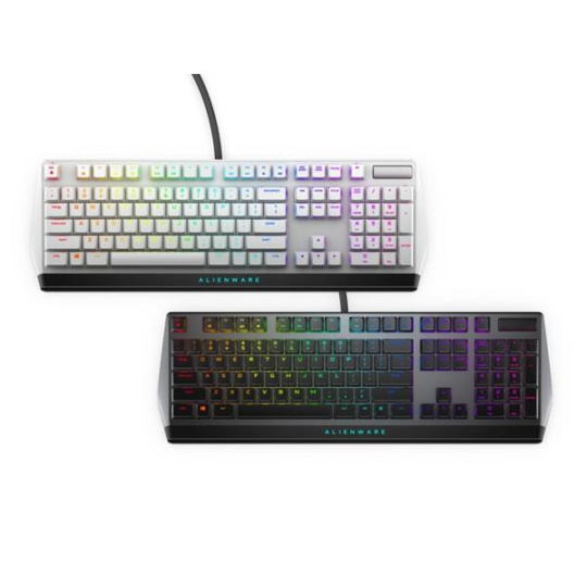 Alienware  510K Low-profile RGB Mechanical Gaming Keyboard - AW510K (Lunar White)