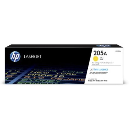 HP Žltá originálna tonerová kazeta HP 205A LaserJet