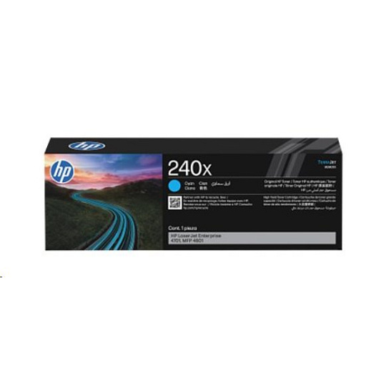 Azúrová originálna tonerová kazeta s vysokou výťažnosťou HP 240X LaserJet Azúrová originálna tonerová kazeta s vysokou výťažnosťou HP 240X LaserJet