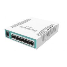 MIKROTIK RouterBOARD Cloud Router Switch CRS106-1C-5S +L5 (400MHz;128MB RAM;1x COMBO, 5x SFP)