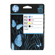 HP 912 CMYK Original Ing Cartridge 4-pack nahrada za 3YP34AE HP 912 CMYK Original Ing Cartridge 4-pack nahrada za 3YP34AE