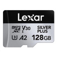 128GB Lexar® High-Performance 1066x microSDXC™ UHS-I, up to 205MB/s read 150MB/s write C10 A2 V30 U3