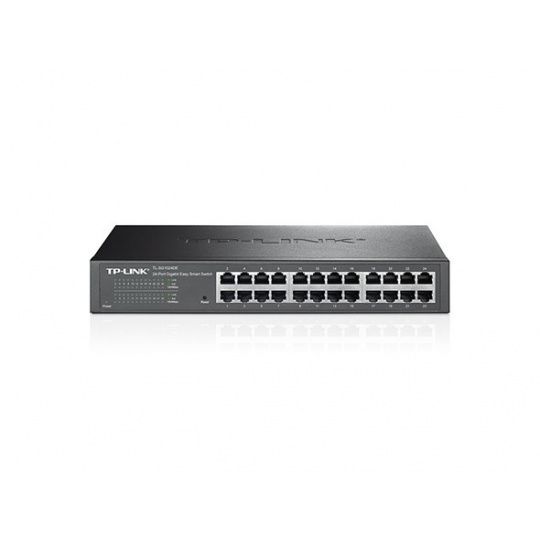 TP-LINK TL-SG1024DE 24-Port Gigabit Easy Smart Switch, 24 Gigabit RJ45 Ports,1U 13-inch Rack-mountable Steel Case