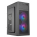 Eurocase ML N6-530B ARGB, case ATX, 2x ARGB fan, 2xUSB3.0, black