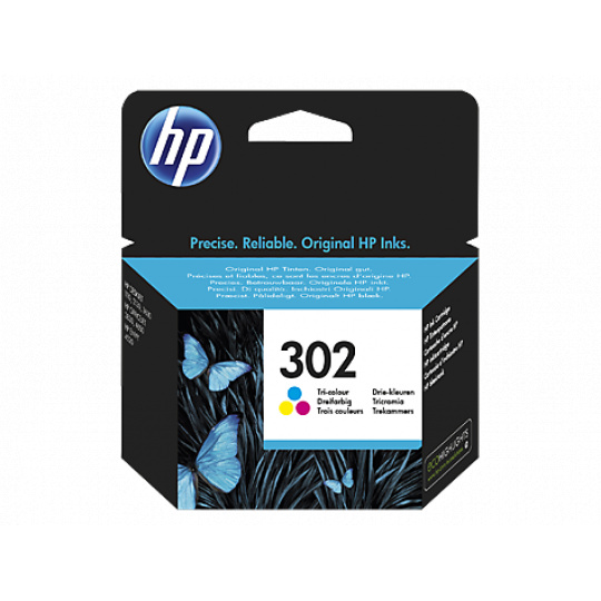 HP 302 Tri-color Ink Cartridge