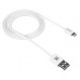 Canyon CFI-1, 1m kábel Lightning/USB, bez Apple certifikácie MFi, biely