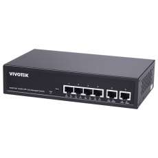 VIVOTEK 4xGE PoE(802.3af/at, PoE budget 60W), 2xGbE RJ-45, extend-mode až 250m(PoE@10Mbps), VLAN, PoE watchdog, STP/RSTP VIVOTEK 4xGE PoE(802.3af/at, PoE budget 60W), 2xGbE RJ-45, extend-mode až 250m(PoE@10Mbps), VLAN, PoE watchdog, STP/RSTP