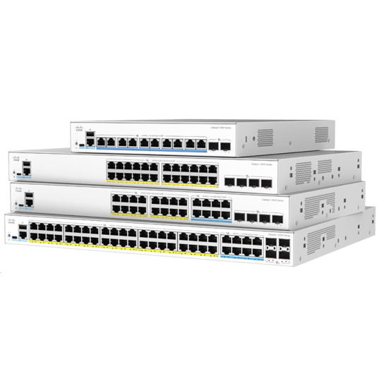 Catalyst 1300X 24-port 2.5GE, UPoE, 4x10G SFP+ Catalyst 1300X 24-port 2.5GE, UPoE, 4x10G SFP+