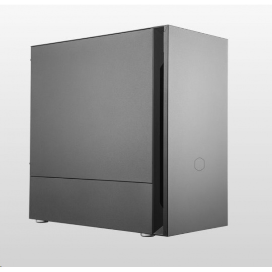 CoolerMaster case Silencio S400 Tempered glass, mATX, USB3.0, Card reader, čierna