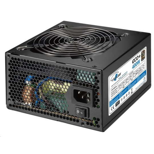 Eurocase PSU Eco+ 400W, 80PLUS BRONZE, 12cm fan, bulk