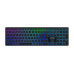 Canyon HKB-W11, 2v1 bezdrôtová klávesnica, vodeodolná, 12 multim. kláves, RGB podsv, plnoh. veľkosť, štíhla, SK/CZ, čier