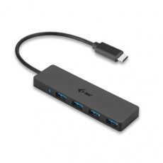 i-tec USB 3.1 Type C SLIM HUB 4 Port passive Black