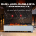 AENO FH1S Premium SPACE FIRE HEATER, Biely, LED, WI-FI, max 2000W, 1000x242cm,  efekt ohńa