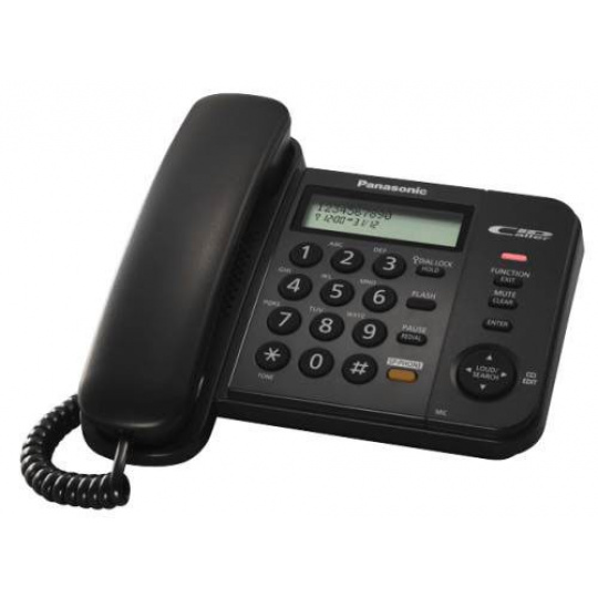 Panasonic KX-TS580FXB jednolinkovy telefon / cierny