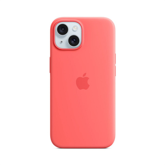 Apple iPhone 15 Silicone Case with MagSafe - Guava