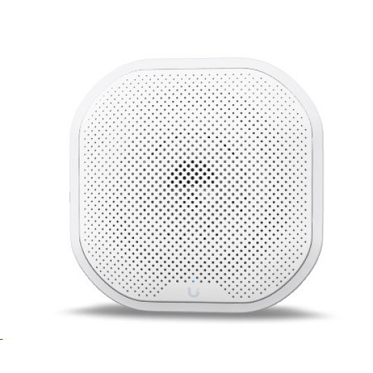 Ubiquiti All-weather SuperLink siren delivering 110 dB alarm and emergency LED lighting powered using battery or DC inpu