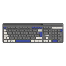 Canyon HKB-W03 bezdrôtová klávesnica 2.4GHz, plnohodnotná veľkosť, 105 kláv., 11 multim,, 1x AAA bat, SK/CZ, béžová Canyon HKB-W03 bezdrôtová klávesnica 2.4GHz, plnohodnotná veľkosť, 105 kláv., 11 multim,, 1x AAA bat, SK/CZ, béžová