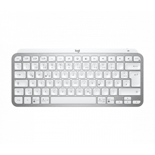 Logitech® MX Keys Mini Minimalist Wireless Illuminated Keyboard - PALE GREY - US INT'L - INTNL
