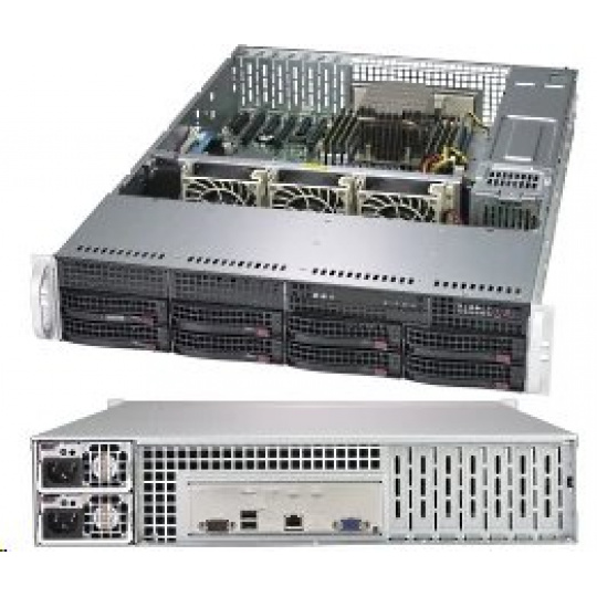 Supermicro assembled AS-2013S-C0R 12C/24T Model 7272 (2.9/3.2GHz)64GB DDR4, 256GB NVMe M.2 2U rack