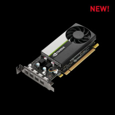 PNY NVIDIA® T1000 VCNT1000-8GB-SB PCI-Express 3.0 x16, LP8 GB GDDR6 128-bit, 4x Mini DP 1.4, 1x LP bracket