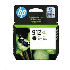 HP 912XL - čierna - Atramentová kazeta - 712 strán HP 912XL - čierna - Atramentová kazeta - 712 strán