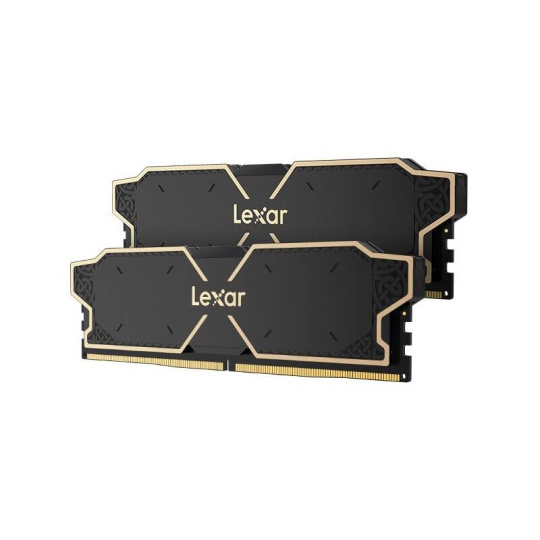 Lexar 2x8GB THOR DDR5 6000 CL38 1.3V Memory with heatsink, Dual pack, Black Color