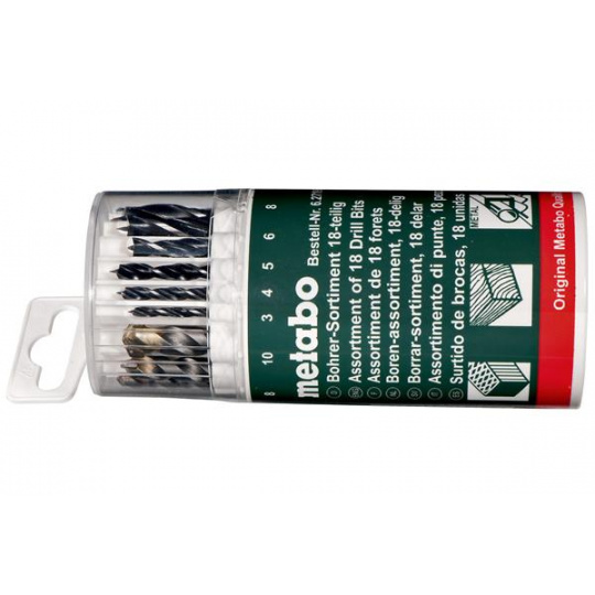 Metabo set of drills 18-pcs.