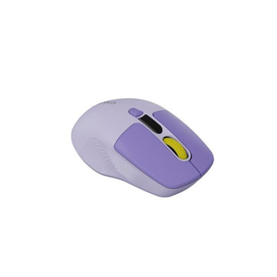 Canyon MW-26, 2v1 bezdrôtová optická myš Bluetooth / 2.4 GHz, tichá, 6 tlačidiel, 800/1200/1600/2400 DPI, fialová