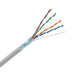 KELine kabel FTP, Cat5E, drôt, LSOH, Eca, s2, d1, a1, box 305m - šedá