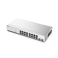 Zyxel GS1915-18v2, 18 Ports, 16x GbE and 2x SFP, rackmount, fanless, Smart Switch hybrid mode, standalone or NebulaFlex