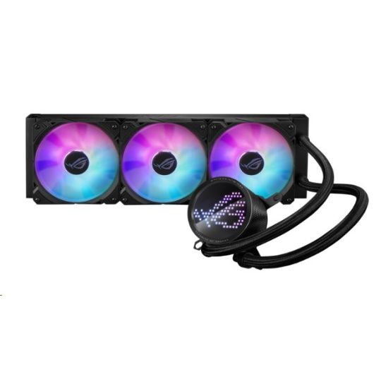 ASUS ROG RYUO III 360 ARGB all-in-one CPU liquid cooler, LED display, Aura Sync ARGB