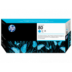 HP No.80 Cyan Printhead and Printhead Cleaner HP No.80 Cyan Printhead and Printhead Cleaner
