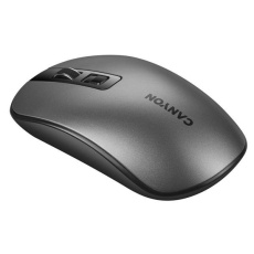 Wireless rechargeable mouse with silent buttons