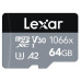 64GB Lexar® High-Performance 1066x microSDXC™ UHS-I, up to 160MB/s read 70MB/s write C10 A2 V30 U3