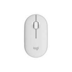 Logitech® M350s Pebble Mouse 2 - TONAL WHITE - BT - N/A - EMEA-808 - DONGLELESS