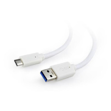 Gembird kábel USB 3.0 (AM) na USB 3.1 (CM), 0.1 m, biely