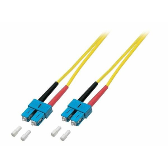 Optický  duplex kabel SM 50/125, SC/SC, LSOH, 1m
