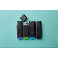 256 GB . USB 3.2 kľúč . Kingston DataTraveler Exodia Gen 2 (Black/Green)
